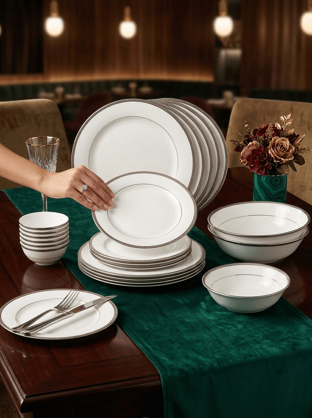 Toorak Platinum Dining Set